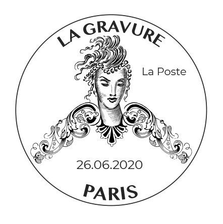 Timbre à date La Gravure